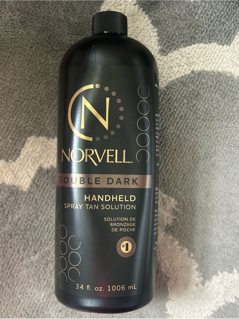 NEVER OPENED! Norvell Double Dark Handheld Spray Tan Solution - Black/Bronze